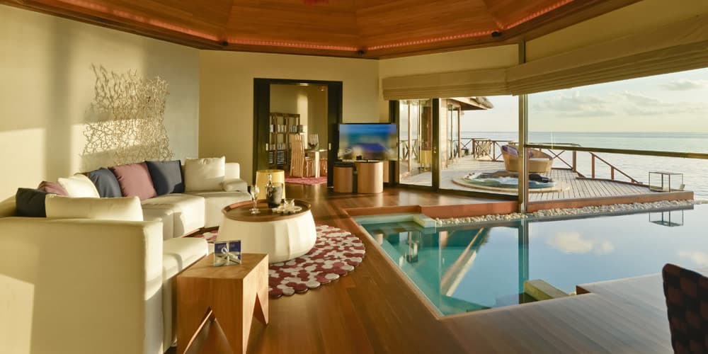 Magnificent indoor-outdoor pool in private room