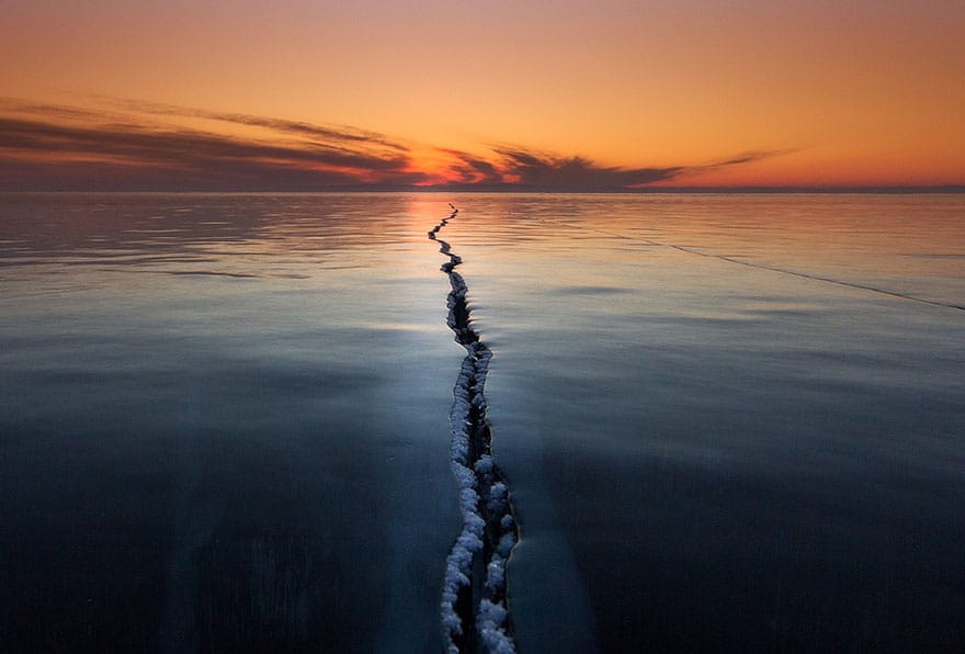 Cracking the Surface, Lake Baikal, Russia