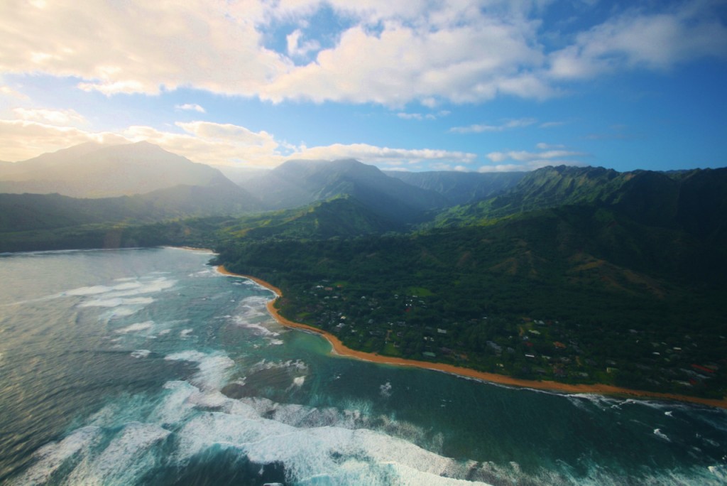 Hawaii from helicopter