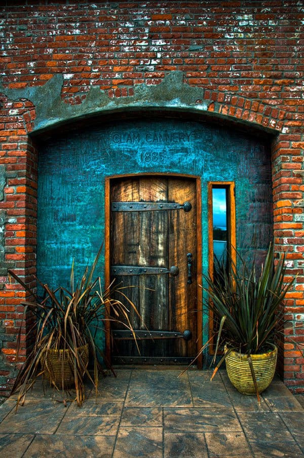 Old Cannery Door in Port Townsend, Washington