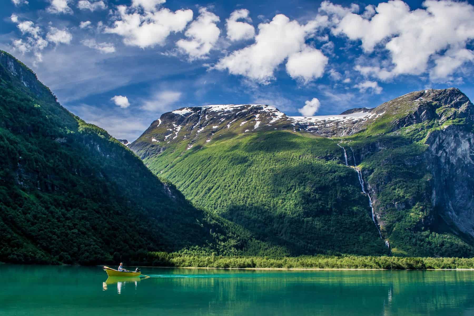 Lodalen Valley and Lovatnet Lake. Photo by Paula Lauberg