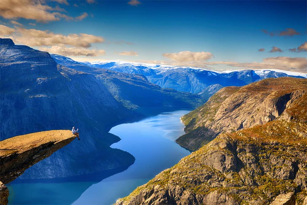 Trolltunga is without a doubt one of the best places to take photos in the world. Selfies included. Photo by Alexander Artworkx
