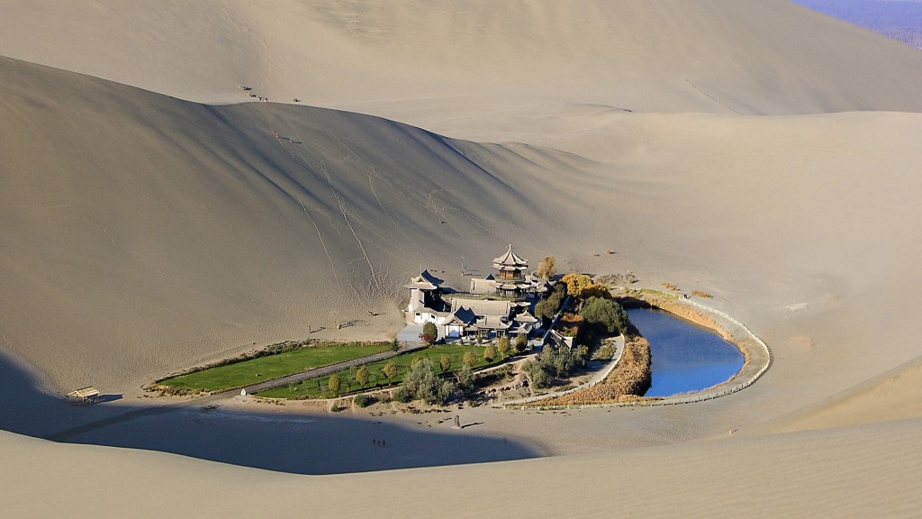 Crescent Moon Lake, Dunhuang