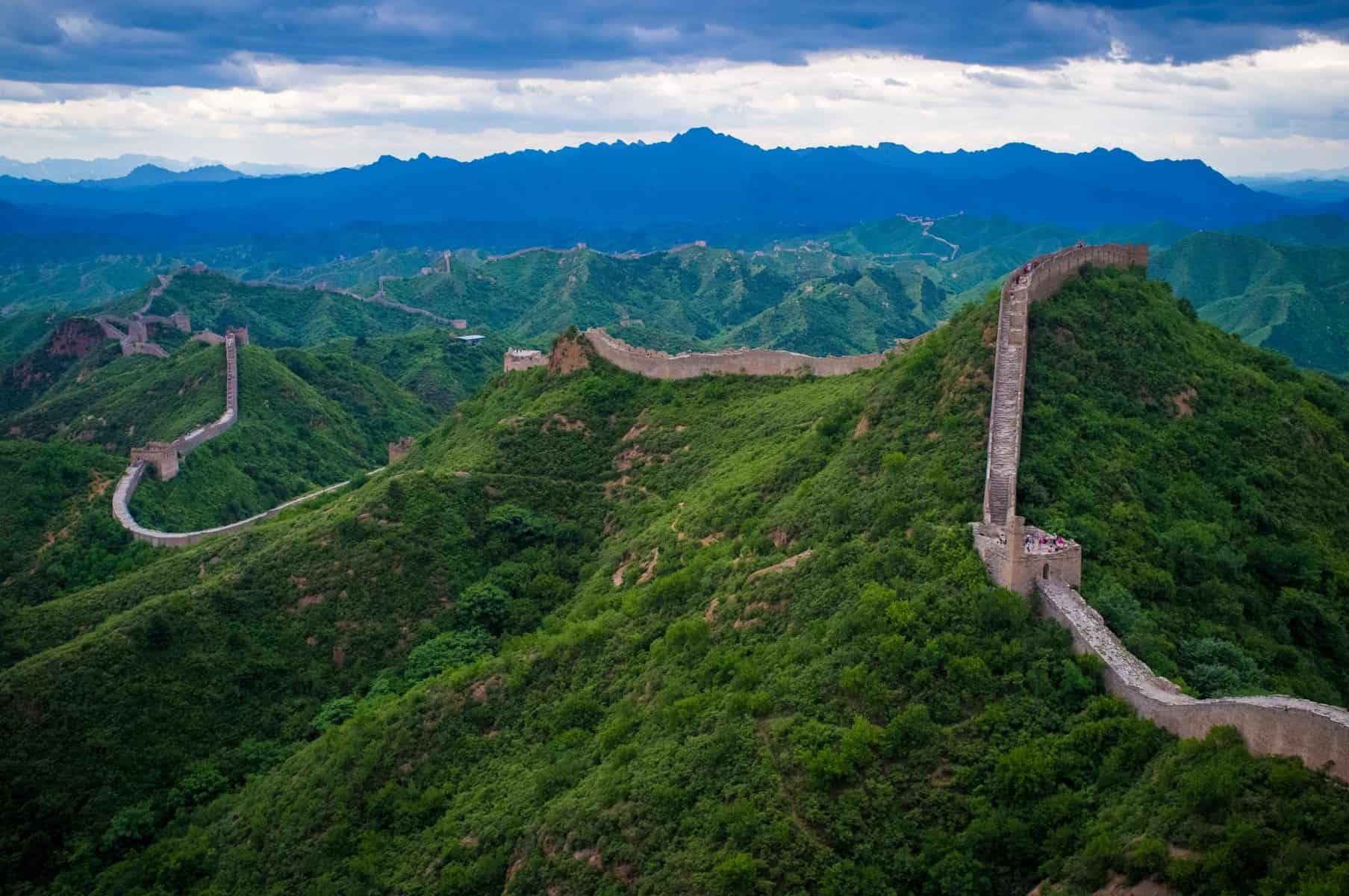 The Great Wall of China at Jinshanling. Click to zoom in. Photo by Severin Stalder