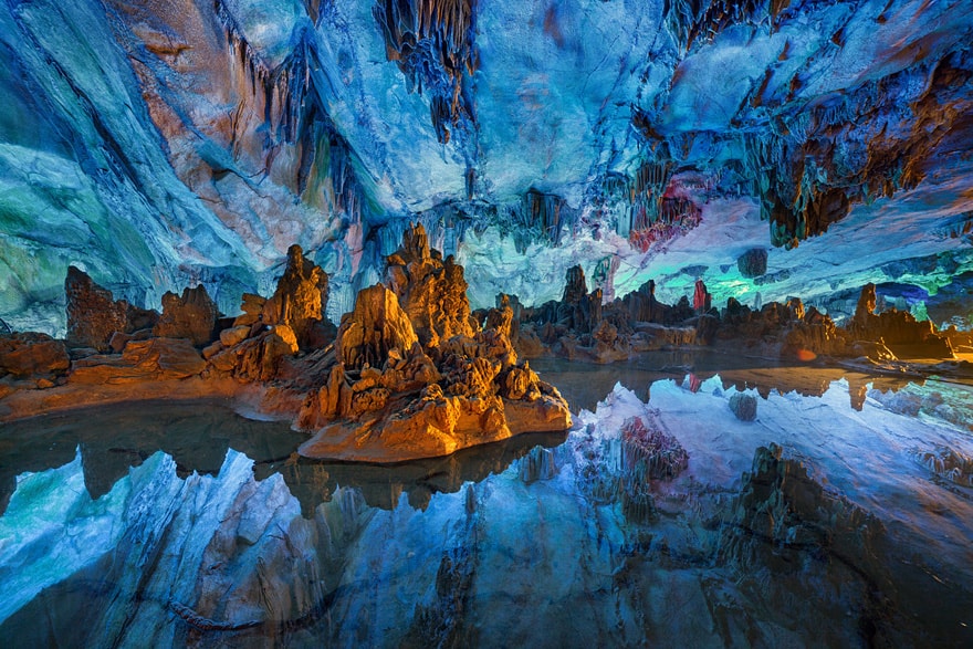Reed Flute Cave China Photo by Peter Stewart