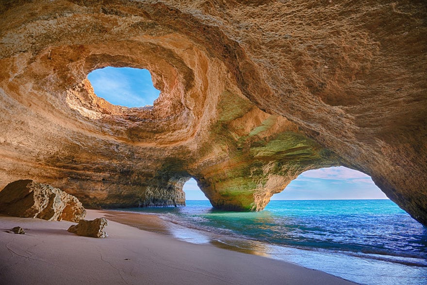 This cave is only accessible by water. Photo by Bruno Carlos