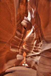 Arizona's Antelope Canyon was carved by wind and flash floods for thousands of years.